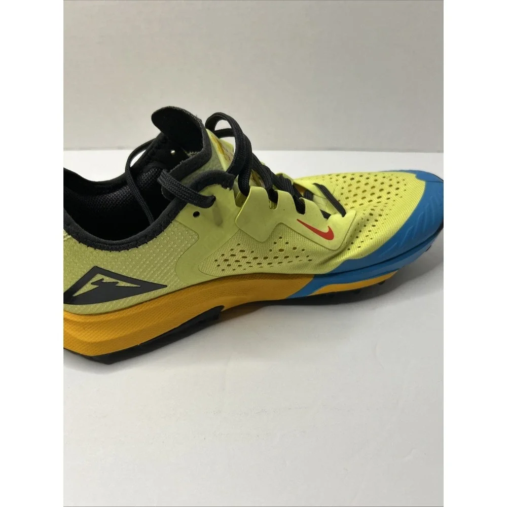 Nike Air Zoom Terra Kiger 7 Trail Shoes Limelight Laser Blue CW6062-300 Size 8.5